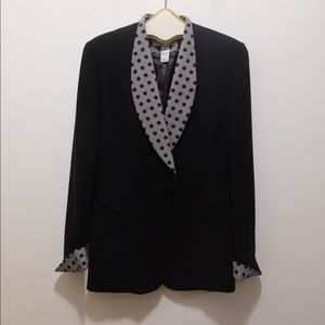 Christian Dior Sz 10 Black n White Blazer